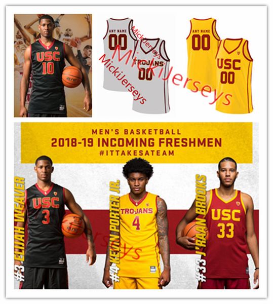 Custom USC Trojans Basketball Jersey Kevin Porter Jr. Charles OBannon Jr. Elijah Weaver J'Raan Brooks Victor Uyaelunmo USC Trojans Jersey
Custom USC Trojans Basketball Jersey Kevin Porter Jr. Charles OBannon Jr. Elijah Weaver J'Raan Brooks Victor Uyaelunmo USC Trojans Jersey