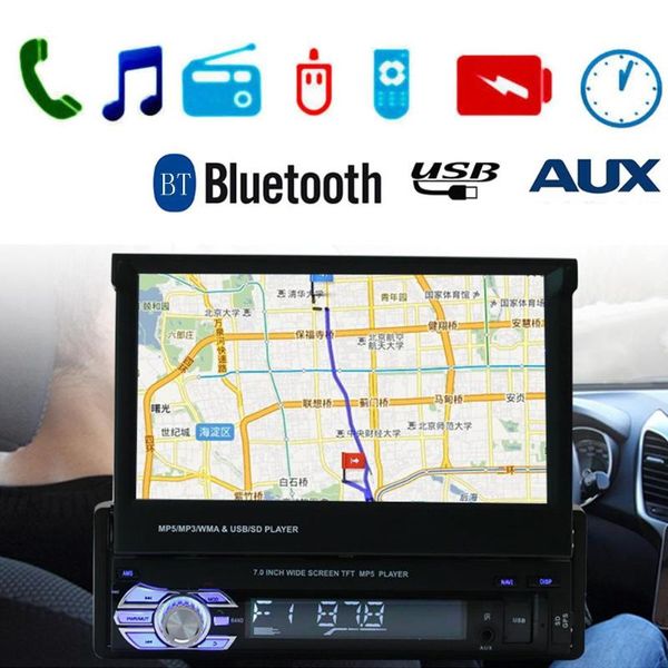 9601g 7inch touch screen bluetooth car stereo mp5 player vehicle gps fm/am radio with map card+ camera for android phones
9601g 7inch touch screen bluetooth car stereo mp5 player vehicle gps fm/am radio with map card+ camera for android phones
