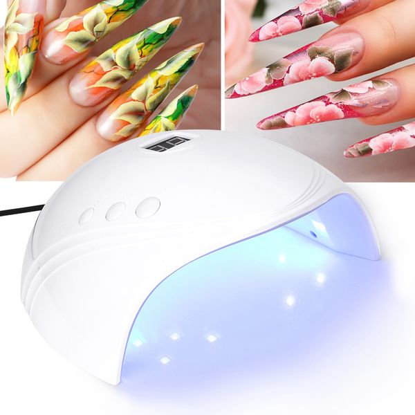 36w uv lamp nail dryer professional nail art led dryer gel polish curing manicure machine art salon tool
36w uv lamp nail dryer professional nail art led dryer gel polish curing manicure machine art salon tool