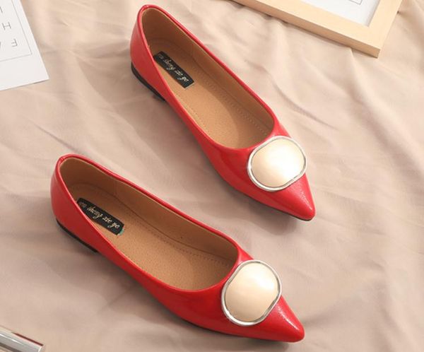 2019 women's shoes in spring and autumn with new style flat bottom pointed end#130, Black
2019 women's shoes in spring and autumn with new style flat bottom pointed end#130, Black
