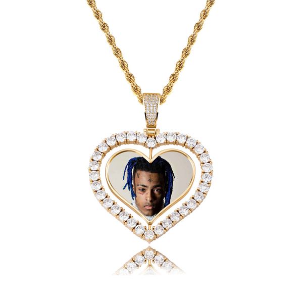 hip hop men women necklace reversible p customizable zircon pendant commemorative p diy 14k gold rhodium plated love heart necklace, Silver
hip hop men women necklace reversible p customizable zircon pendant commemorative p diy 14k gold rhodium plated love heart necklace, Silver