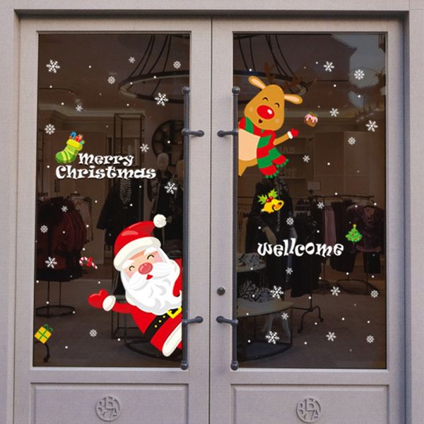 amj131 christmas cartoons pvc window wall sticker
amj131 christmas cartoons pvc window wall sticker