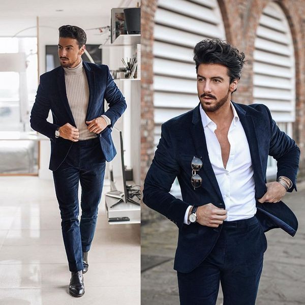 velvet men tuxedos groom wedding suits slim fit two button peaked lapel mens suit 2 pieces coat pants (jacket+pants), Black;gray
velvet men tuxedos groom wedding suits slim fit two button peaked lapel mens suit 2 pieces coat pants (jacket+pants), Black;gray