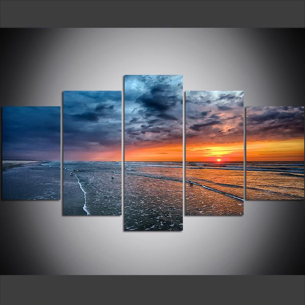 5 piece large size canvas wall art pictures creative sunset, sea, beach, coast, waves, birds art print oil painting for living room painting
5 piece large size canvas wall art pictures creative sunset, sea, beach, coast, waves, birds art print oil painting for living room painting