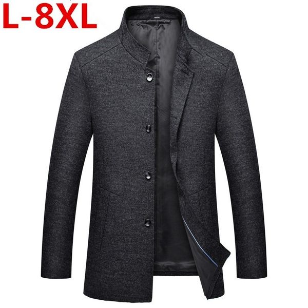 plus size 8xl 7xl new winter woolen long peacoat men slim fit casual thick overcoat mens warm windbreaker trench coat jackets, Black
plus size 8xl 7xl new winter woolen long peacoat men slim fit casual thick overcoat mens warm windbreaker trench coat jackets, Black