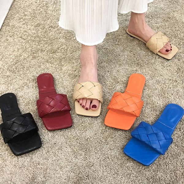2020 новое лето женщины тапочки weave кожа женщины сандал open toe плоский повседневный слайды открытый пляж женщины вьетнамки, Black
2020 новое лето женщины тапочки weave кожа женщины сандал open toe плоский повседневный слайды открытый пляж женщины вьетнамки, Black