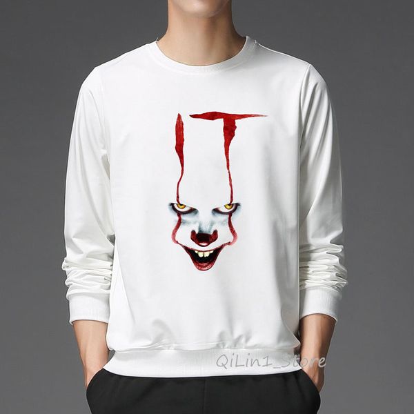 winter 2019 it кино стивена кингом балахон мужчины женщина клоун pennywise капюшон высота качество пользовательской толстовка унисекс пулове, Black
winter 2019 it кино стивена кингом балахон мужчины женщина клоун pennywise капюшон высота качество пользовательской толстовка унисекс пулове, Black