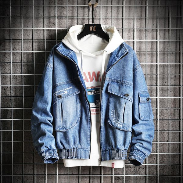 2019 casual slim fit mens denim jacket bomber jacket men cowboy men's lapel jean coats chaqueta hombre size s-3xl, Black;brown
2019 casual slim fit mens denim jacket bomber jacket men cowboy men's lapel jean coats chaqueta hombre size s-3xl, Black;brown