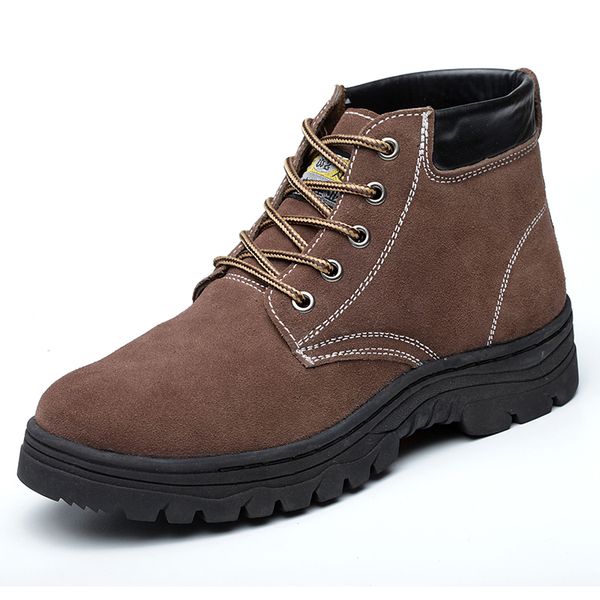 large size men fashion welding safety boots steel toe covers working shoes spring autumn ankle boot cow suede leather security, Black
large size men fashion welding safety boots steel toe covers working shoes spring autumn ankle boot cow suede leather security, Black