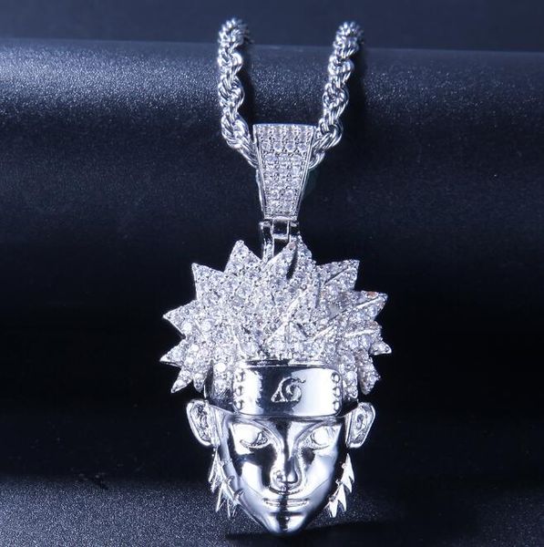14k gold iced out cz bling naruto pendant necklace mens hip hop micro pave cubic zirconia simulated diamonds necklace gb1286, Silver
14k gold iced out cz bling naruto pendant necklace mens hip hop micro pave cubic zirconia simulated diamonds necklace gb1286, Silver