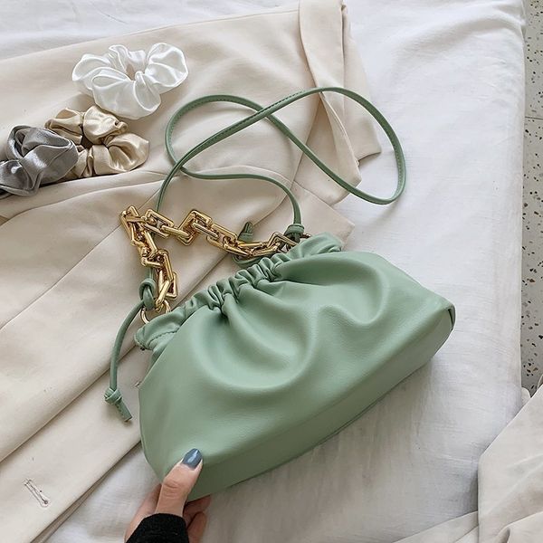 gold chain pu leather crossbody bags for women 2020 summer small cloud shoulder handbags female solid color cross body bag
gold chain pu leather crossbody bags for women 2020 summer small cloud shoulder handbags female solid color cross body bag