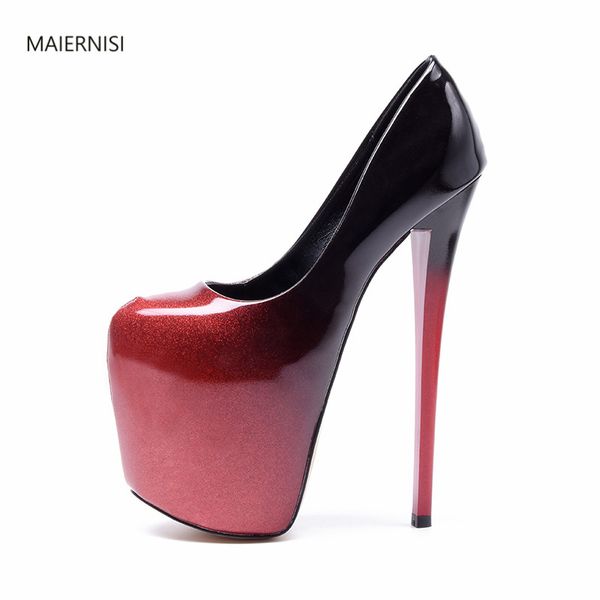 maiernisi europe and america new pattern ladies shoes 19cm thin heel nightclub extra large code 3-18 19, Black
maiernisi europe and america new pattern ladies shoes 19cm thin heel nightclub extra large code 3-18 19, Black