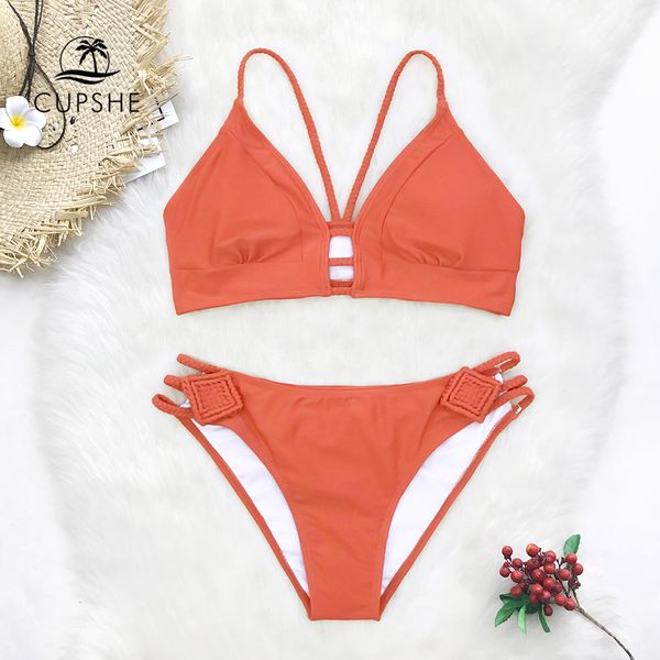 cupshe orange braided strap bikini sets women strappy crochet two pieces swimsuits 2019 girl solid bathing suits
cupshe orange braided strap bikini sets women strappy crochet two pieces swimsuits 2019 girl solid bathing suits