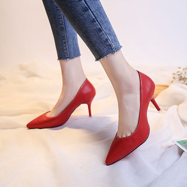 high heels women dress party stiletto heel shoes pointed toe shallow pumps autumn women shoes with heels black red 2020
high heels women dress party stiletto heel shoes pointed toe shallow pumps autumn women shoes with heels black red 2020