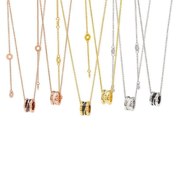 luxury black/white ceramic pendants necklaces women men rose gold/silver pendant necklace metal color titanium stainless steel chain jewelry
luxury black/white ceramic pendants necklaces women men rose gold/silver pendant necklace metal color titanium stainless steel chain jewelry