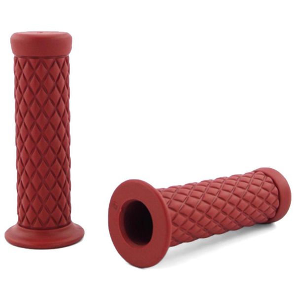 retro handlebar rubber anti-slip handle grips red, brown, black 22mm/0.9inch for motorcycle modification
retro handlebar rubber anti-slip handle grips red, brown, black 22mm/0.9inch for motorcycle modification