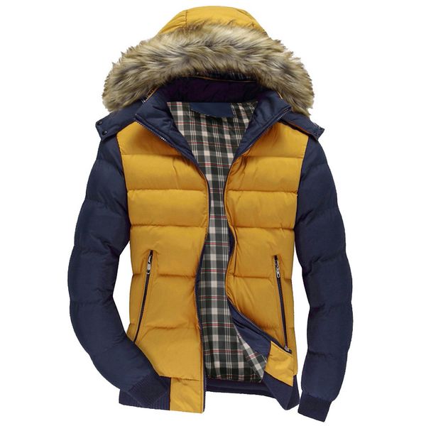 boys casual warm hooded winter padded coat mens jackets thick parka fur collar hooded men's coats outerwear brand clothing m-4xl, Black
boys casual warm hooded winter padded coat mens jackets thick parka fur collar hooded men's coats outerwear brand clothing m-4xl, Black