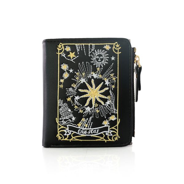 pu zipper thread short womens wallets and purses women purse small wallet designer purse embroidery american style new fashion, Red;black
pu zipper thread short womens wallets and purses women purse small wallet designer purse embroidery american style new fashion, Red;black