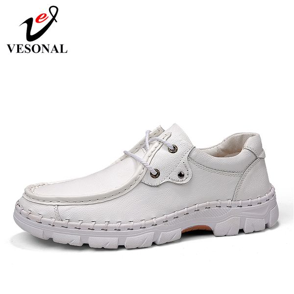 vesonal 2019 spring new handmade genuine leather men shoes oxfords comfortable male casual sneakers oxford footwear white, Black
vesonal 2019 spring new handmade genuine leather men shoes oxfords comfortable male casual sneakers oxford footwear white, Black