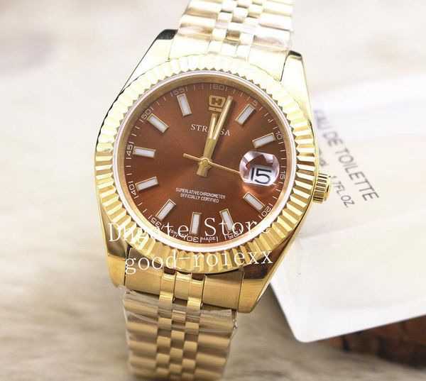 luxury men's watch automatic 2813 watches yellow gold jubilee bracelet 116333 126303 126331 126333 126301 men datejust mens wristwatche, Slivery;brown
luxury men's watch automatic 2813 watches yellow gold jubilee bracelet 116333 126303 126331 126333 126301 men datejust mens wristwatche, Slivery;brown