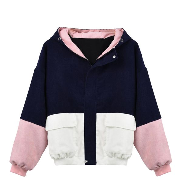 long jacket women fashion 2019 corduroy patchwork oversize jacket windbreaker coat overcoat, Black;brown
long jacket women fashion 2019 corduroy patchwork oversize jacket windbreaker coat overcoat, Black;brown