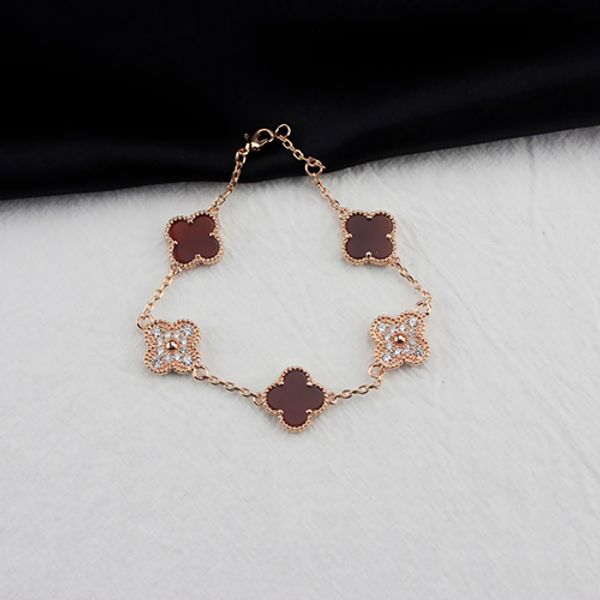 diamond clover bracelet women mother of pearl bracelets charms valentine's day wedding jewelry, Black
diamond clover bracelet women mother of pearl bracelets charms valentine's day wedding jewelry, Black