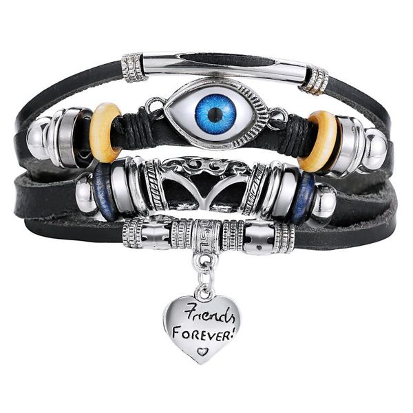 evil eye black women alloy leather bracelet snap boho wholesale gifts bracelet for men kpop bracelets charm bracelets jewellery
evil eye black women alloy leather bracelet snap boho wholesale gifts bracelet for men kpop bracelets charm bracelets jewellery