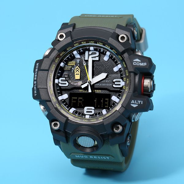 brand new relogio men compass temp outdoor army men's sports watch military resist water resistant wristwatch dropship, Slivery;brown
brand new relogio men compass temp outdoor army men's sports watch military resist water resistant wristwatch dropship, Slivery;brown