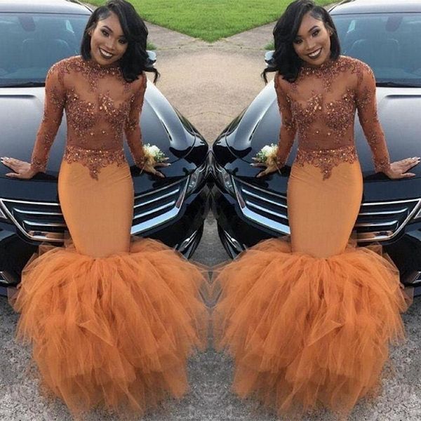 dust orange black girl mermaid prom dresses long sleeves beaded halter neck plus size evening gowns sequined floor length tulle formal dress
dust orange black girl mermaid prom dresses long sleeves beaded halter neck plus size evening gowns sequined floor length tulle formal dress