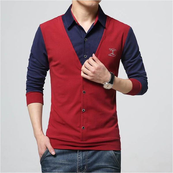 patchwork autumn fashion patch design men shirt t -shirt fake two long sleeve turn -down collar cotton t shirt for men elegant 5xl, White;black
patchwork autumn fashion patch design men shirt t -shirt fake two long sleeve turn -down collar cotton t shirt for men elegant 5xl, White;black