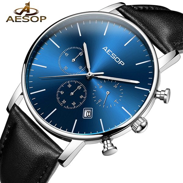 aesop ultra-thin watch men luxury man sport quartz wristwatch leather male clock men wrist watches waterproof relogio masculino, Slivery;brown
aesop ultra-thin watch men luxury man sport quartz wristwatch leather male clock men wrist watches waterproof relogio masculino, Slivery;brown