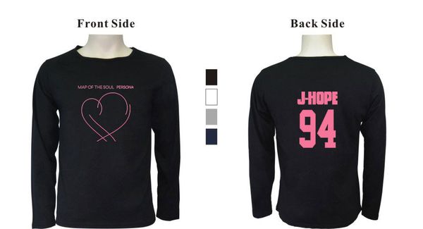 bts shirt 2019 easy long sleeves sleeve t shirts, Gray;blue 
bts shirt 2019 easy long sleeves sleeve t shirts, Gray;blue