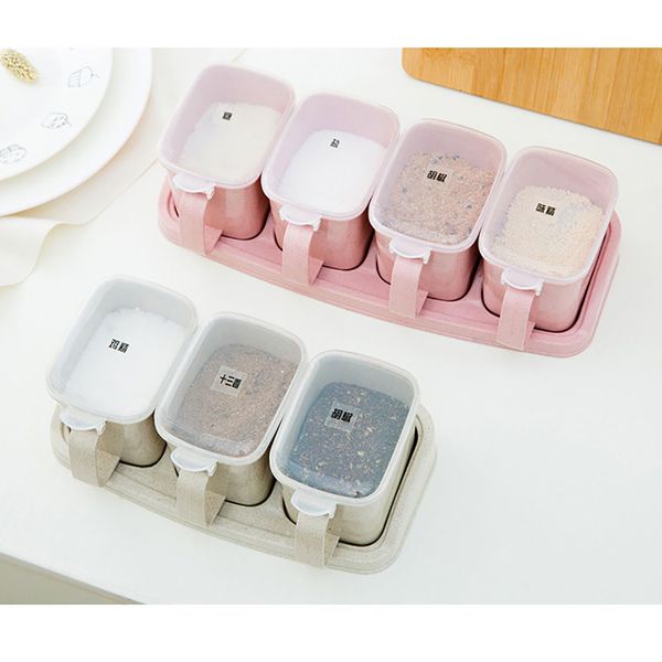 Spice box set Seasoning Box Seasoning Rack Spice Pots Storage Container Condiment Jars Cruet Cover And Spoon Kitchen Utensils
Spice box set Seasoning Box Seasoning Rack Spice Pots Storage Container Condiment Jars Cruet Cover And Spoon Kitchen Utensils