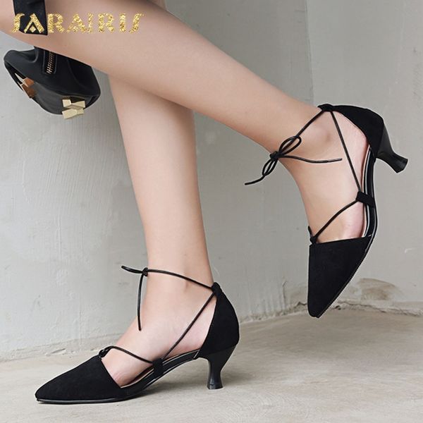 sarairis recién llegados странный стиль шаттл puntera concisa zapatos de plataforma de mujer con cordones zapatos de verano mujeres bombas, Black
sarairis recién llegados странный стиль шаттл puntera concisa zapatos de plataforma de mujer con cordones zapatos de verano mujeres bombas, Black