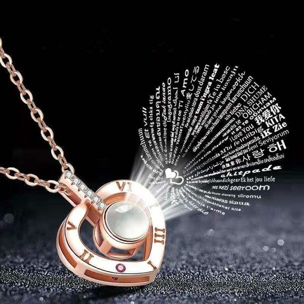 attractto 2019 gold heart couple necklace 100 languages i love you necklaces&pendants for women chain wedding necklace sne190183, Silver
attractto 2019 gold heart couple necklace 100 languages i love you necklaces&pendants for women chain wedding necklace sne190183, Silver