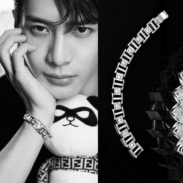 wang jiaer celebrity inspired bracelet european and american fashion brand trendy street hip hop hiphop watch chain jewelry men and women br, Slivery;brown
wang jiaer celebrity inspired bracelet european and american fashion brand trendy street hip hop hiphop watch chain jewelry men and women br, Slivery;brown