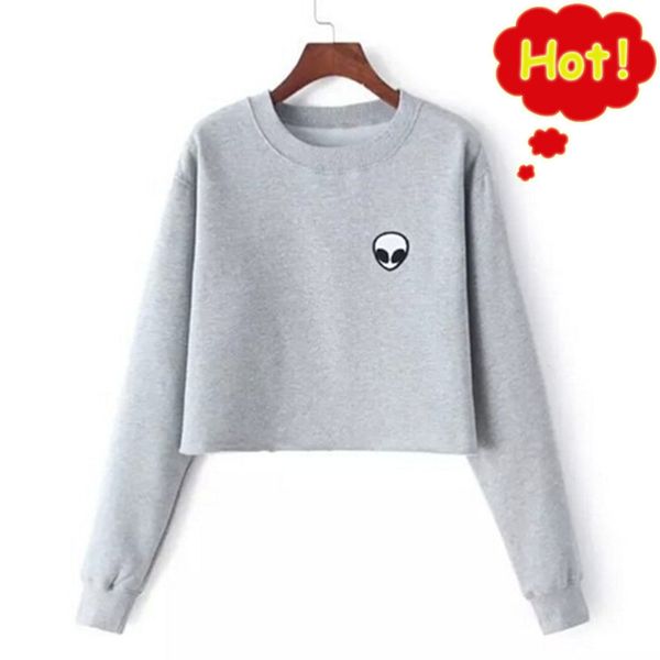 2019 autumn hoody fashion sweatshirt woman girls crop alien prints long sleeves velvet short casual sweatshirt hoodies g3p7, Black
2019 autumn hoody fashion sweatshirt woman girls crop alien prints long sleeves velvet short casual sweatshirt hoodies g3p7, Black