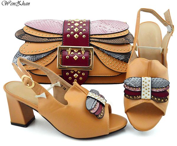khaki color italian shoes with matching bag lady style african shoes and bag set for party 38-43 wenzhan b94-5, Black;white
khaki color italian shoes with matching bag lady style african shoes and bag set for party 38-43 wenzhan b94-5, Black;white