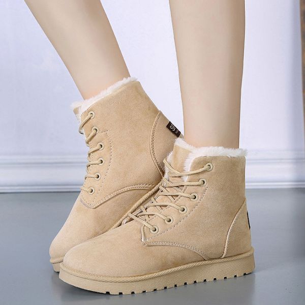 selling women winter warm ankle boots casual faux suede lace-up snow boots shoes -b5, Black
selling women winter warm ankle boots casual faux suede lace-up snow boots shoes -b5, Black