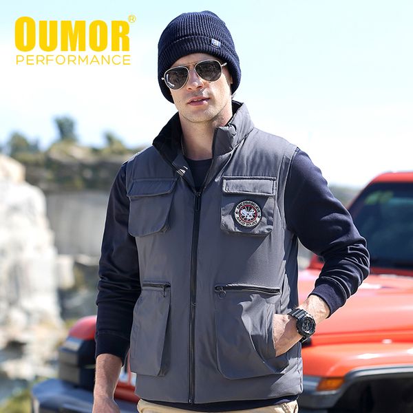 oumor men winter new outwear warm cargo tactical vests jacket men outfit thick anti-water multi pocket jacket vests coat, Black;white
oumor men winter new outwear warm cargo tactical vests jacket men outfit thick anti-water multi pocket jacket vests coat, Black;white