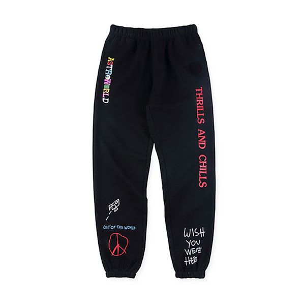 2020 letter printed pants women men hip hop streetwear men sweatpants swag cactus jack tour sweatpants, Black 
2020 letter printed pants women men hip hop streetwear men sweatpants swag cactus jack tour sweatpants, Black