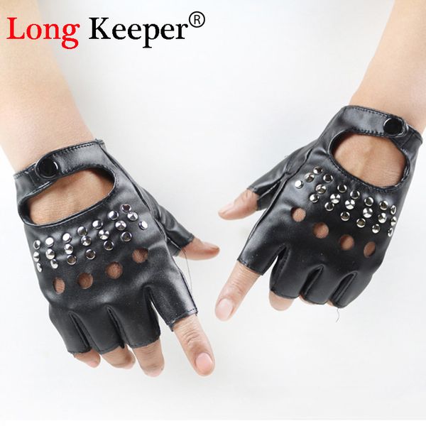 long keeper gloves for women party show leather gloves without fingers female fingerless black mittens star gk113, Blue;gray
long keeper gloves for women party show leather gloves without fingers female fingerless black mittens star gk113, Blue;gray