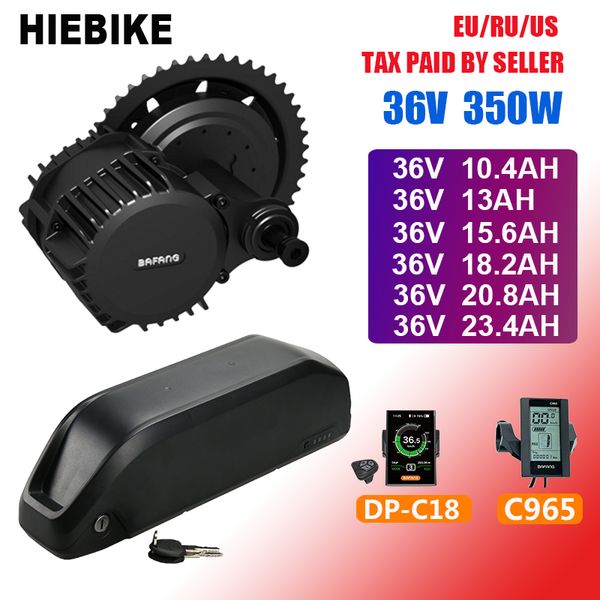 bafang bbs02 36v 350w mid drive motor with battery 36v 10.4/13/15.6/18.2/20.8/23.4ah powerful ebike conversion kit 8fun engine
bafang bbs02 36v 350w mid drive motor with battery 36v 10.4/13/15.6/18.2/20.8/23.4ah powerful ebike conversion kit 8fun engine