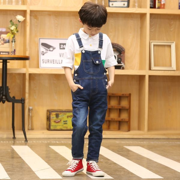 2020 boy overall kids denim jumpsuit children overalls jeans spring girls autumn boys jeans pants cowboy pockets outwears 2-15t y200704, Blue
2020 boy overall kids denim jumpsuit children overalls jeans spring girls autumn boys jeans pants cowboy pockets outwears 2-15t y200704, Blue