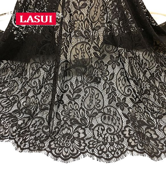 lasui 3 meter c0300 diy full dress wedding dress cloth black and white retro leaves flowers eyelash french lace fabric, Black;white
lasui 3 meter c0300 diy full dress wedding dress cloth black and white retro leaves flowers eyelash french lace fabric, Black;white