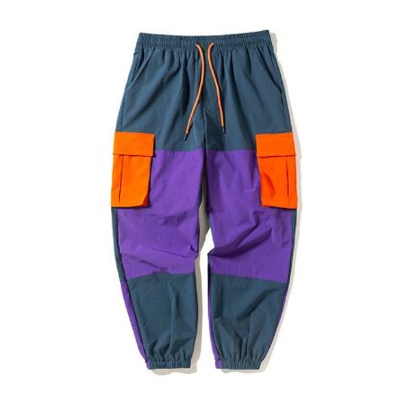vintage patchwork side pocket autumn winter hip hop windbreaker trousers men harem pants joggers pocket loose cargo pants, Black
vintage patchwork side pocket autumn winter hip hop windbreaker trousers men harem pants joggers pocket loose cargo pants, Black