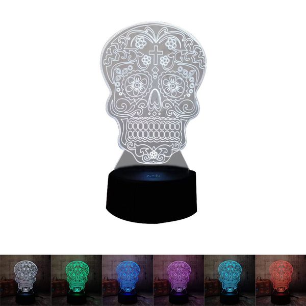brelong skull jesus 3d night light touch table desk lamps, 7 color changing lights with acrylic flat 1pc
brelong skull jesus 3d night light touch table desk lamps, 7 color changing lights with acrylic flat 1pc