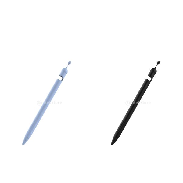 2 pieces silicone case cradle stand soft protective cover for apple pencil 
2 pieces silicone case cradle stand soft protective cover for apple pencil