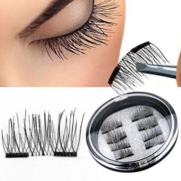 8pcs=2 pair 3d false eyelashes double magnetic natural individual thicker cross fake eyelashes magnet lashes makeup
8pcs=2 pair 3d false eyelashes double magnetic natural individual thicker cross fake eyelashes magnet lashes makeup