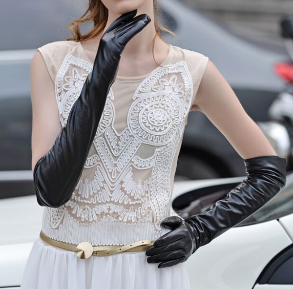 autumn and winter women' lengthen sheepskin genuine leather gloves lady' thermal warm long black leather gloves, Blue;gray
autumn and winter women' lengthen sheepskin genuine leather gloves lady' thermal warm long black leather gloves, Blue;gray